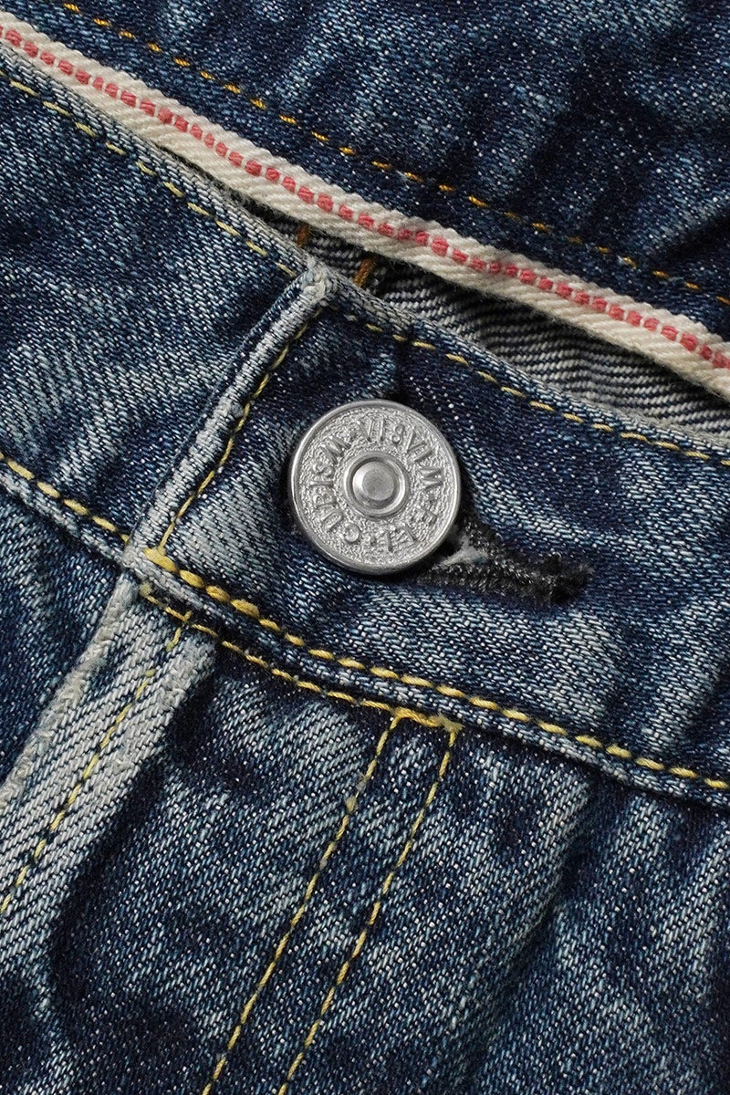 visvim(ビズビム) SOCIAL SCULPTURE 01 WIDE DMGD-47 ソーシャルスカルプチャー 5ポケットワイドデニムパンツ 0126205005006
