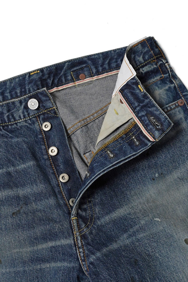 visvim(ビズビム) SOCIAL SCULPTURE 01 WIDE DMGD-47 ソーシャルスカルプチャー 5ポケットワイドデニムパンツ 0126205005006