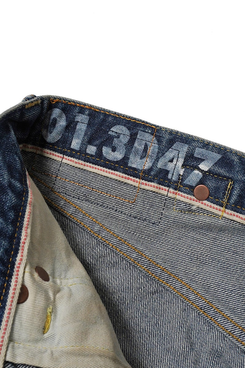 visvim(ビズビム) SOCIAL SCULPTURE 01 WIDE DMGD-47 ソーシャルスカルプチャー 5ポケットワイドデニムパンツ 0126205005006