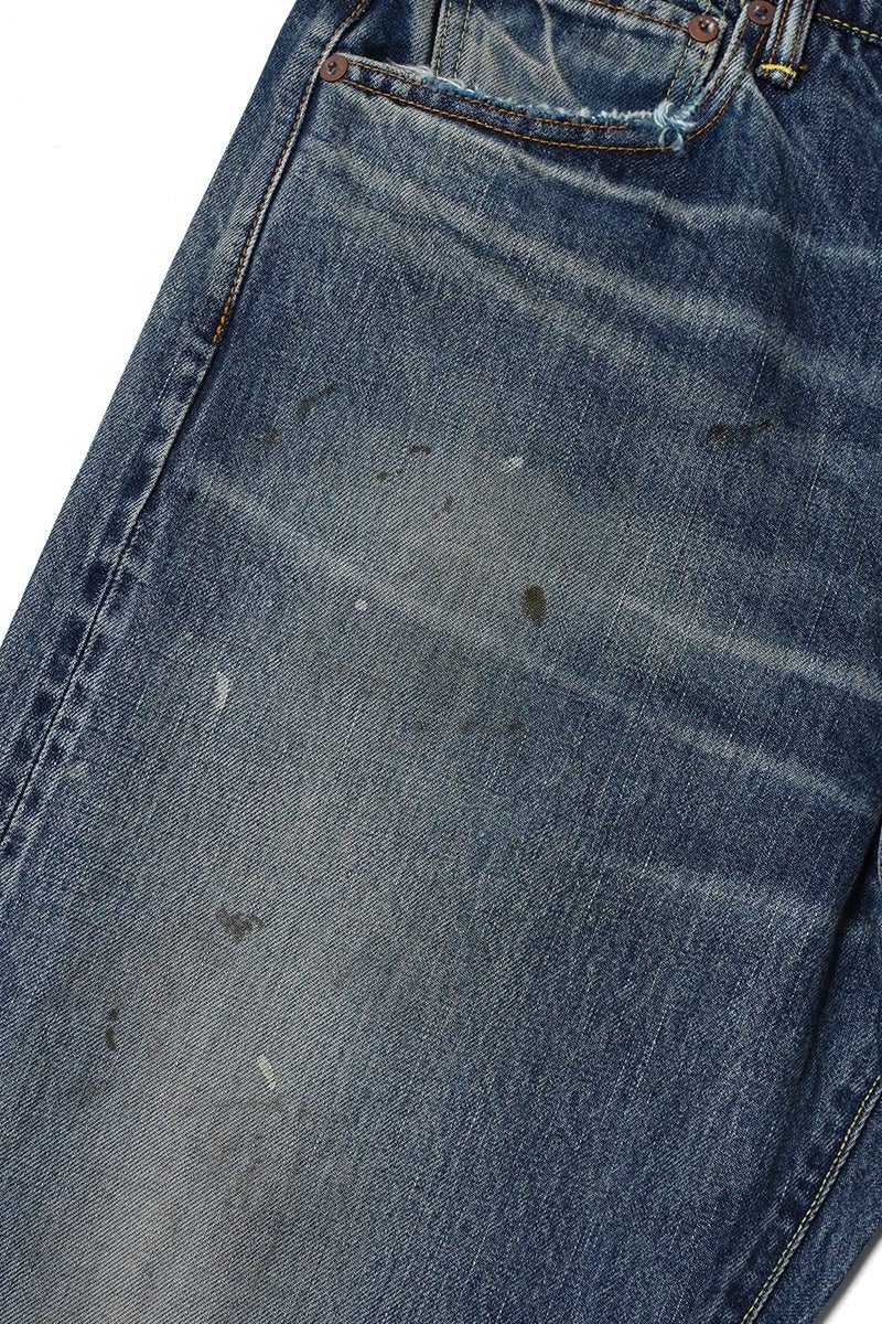 visvim(ビズビム) SOCIAL SCULPTURE 01 WIDE DMGD-47 ソーシャルスカルプチャー 5ポケットワイドデニムパンツ 0126205005006