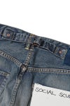 visvim(ビズビム) SOCIAL SCULPTURE 01 WIDE DMGD-47 ソーシャルスカルプチャー 5ポケットワイドデニムパンツ 0126205005006