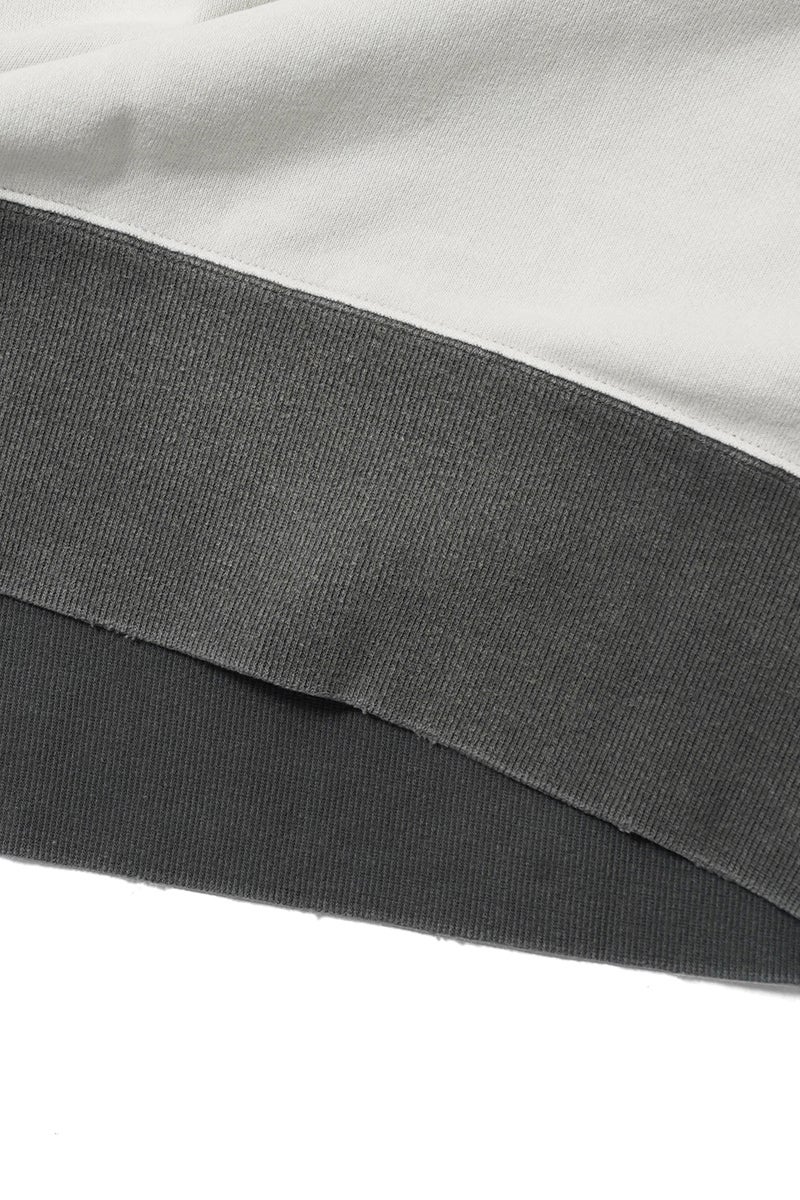 visvim(ビズビム) FELLOW SWEAT LS 2-TONE CRASH クルーネック長袖スウェットシャツ 0126205010019