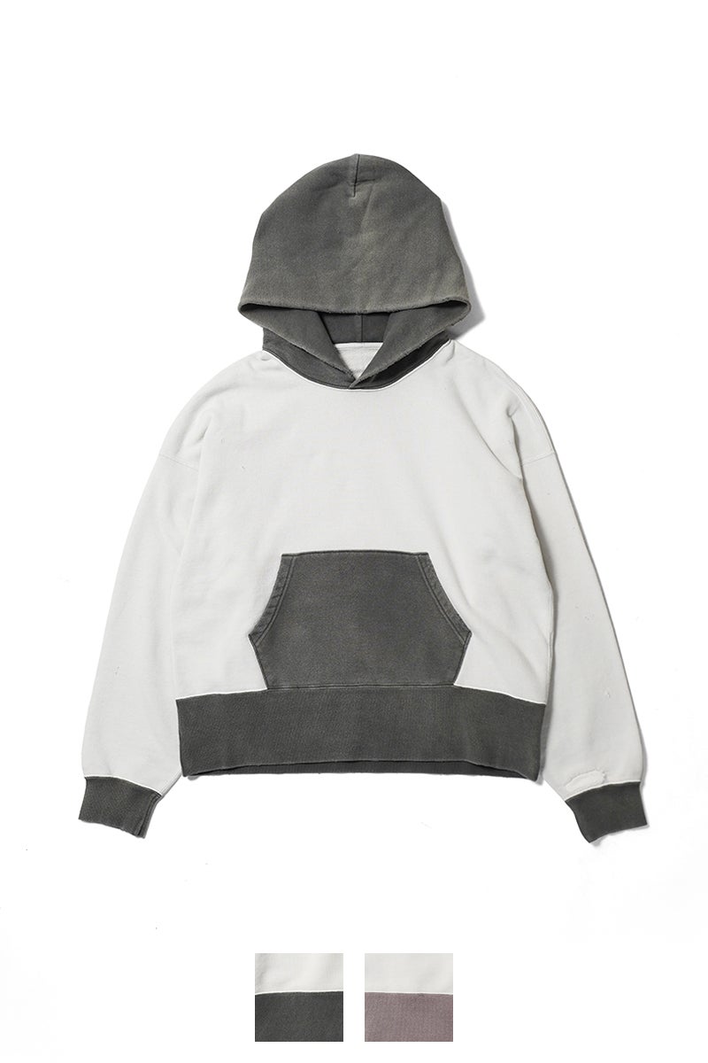 visvim(ビズビム) FELLOW HOODIE P.O. 2-TONE CRASH プルオーバーフーディー 0126205010020