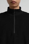 Graphpaper(グラフペーパー) Pique Velour Jersey Half Zip Sweatshirt ピケベロアジャージーハーフジップスウェットシャツ GM263-70254