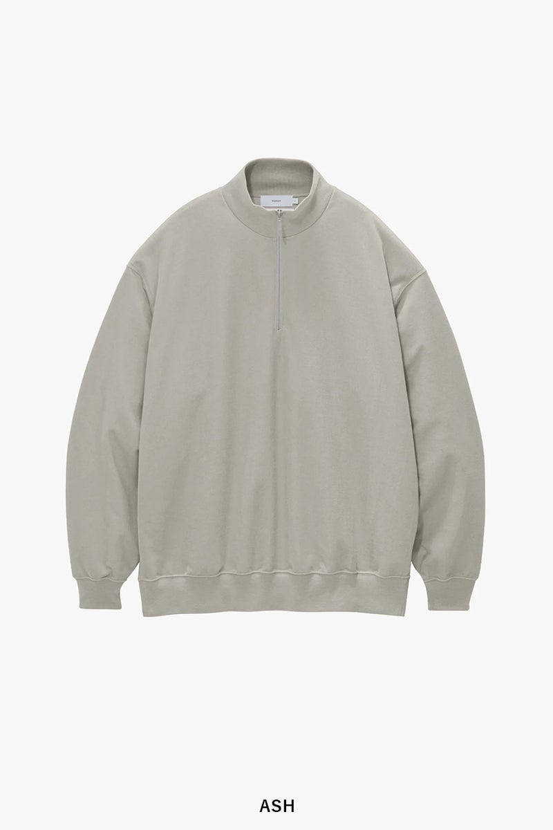 Graphpaper(グラフペーパー) Pique Velour Jersey Half Zip Sweatshirt ピケベロアジャージーハーフジップスウェットシャツ GM263-70254