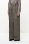JUHA(ユハ) CHECK WIDE EASY PANTS チェックワイドイージーパンツ 10240801-3