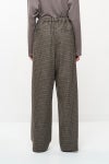 JUHA(ユハ) CHECK WIDE EASY PANTS チェックワイドイージーパンツ 10240801-3