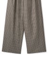 JUHA(ユハ) CHECK WIDE EASY PANTS チェックワイドイージーパンツ 10240801-3