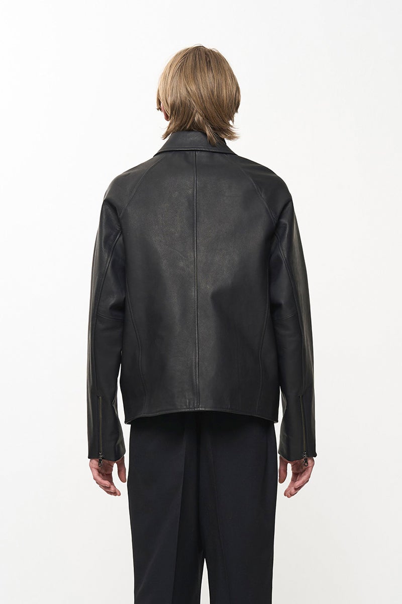 JUHA(ユハ) SOFT FORM RIDERS JACKET ソフトフォームライダースジャケット 10240201