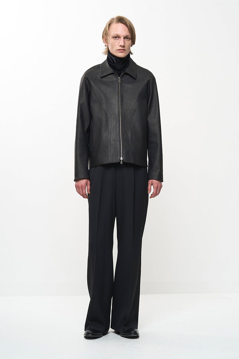 JUHA(ユハ) SOFT FORM RIDERS JACKET ソフトフォームライダースジャケット 10240201