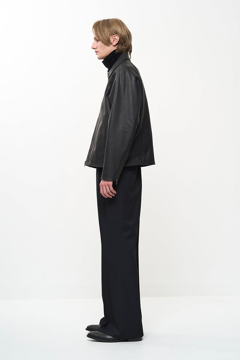 JUHA(ユハ) SOFT FORM RIDERS JACKET ソフトフォームライダースジャケット 10240201