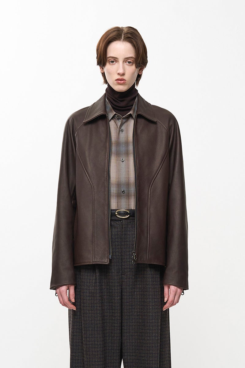 JUHA(ユハ) SOFT FORM RIDERS JACKET ソフトフォームライダースジャケット 10240201