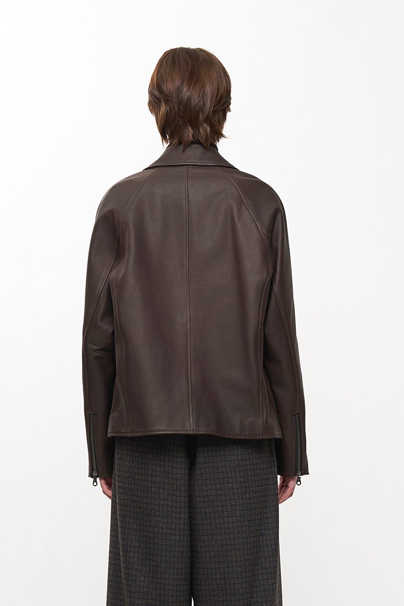JUHA(ユハ) SOFT FORM RIDERS JACKET ソフトフォームライダースジャケット 10240201