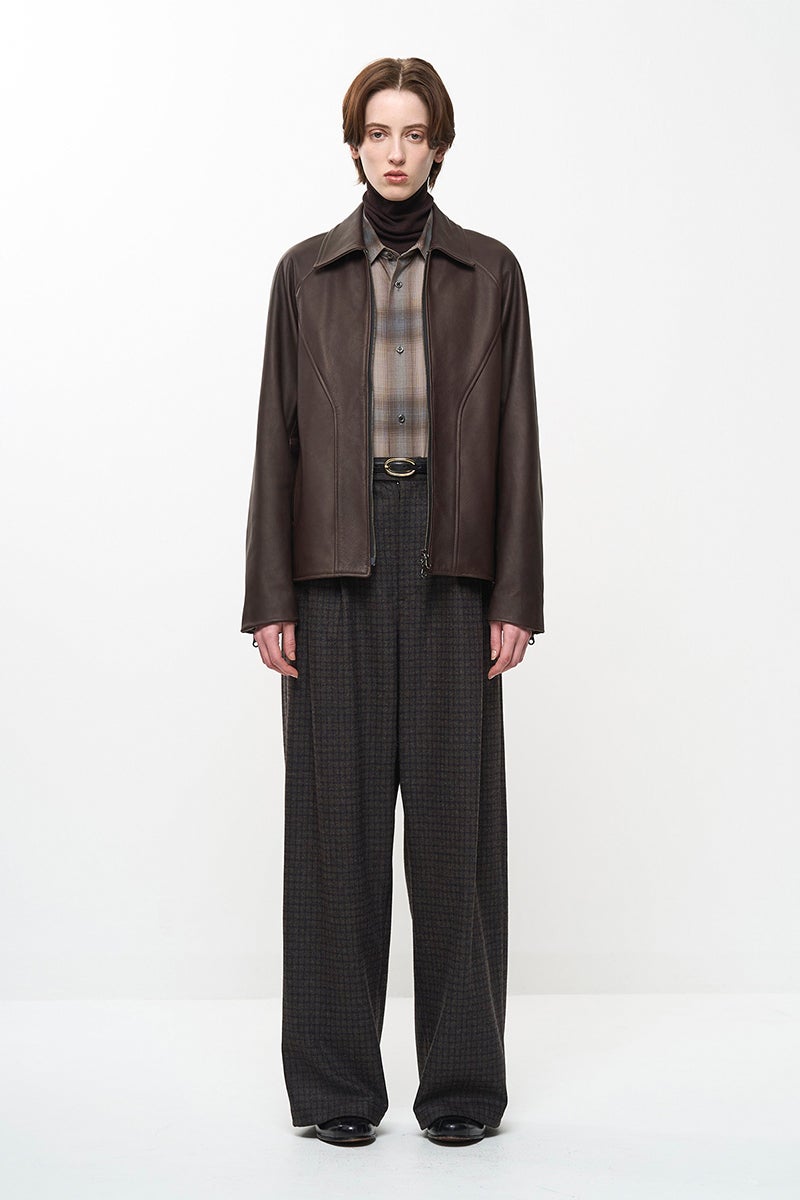 JUHA(ユハ) SOFT FORM RIDERS JACKET ソフトフォームライダースジャケット 10240201