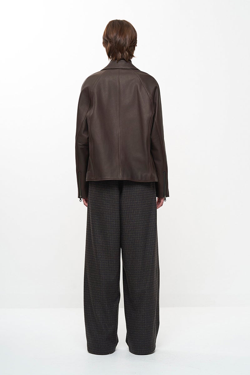 JUHA(ユハ) SOFT FORM RIDERS JACKET ソフトフォームライダースジャケット 10240201
