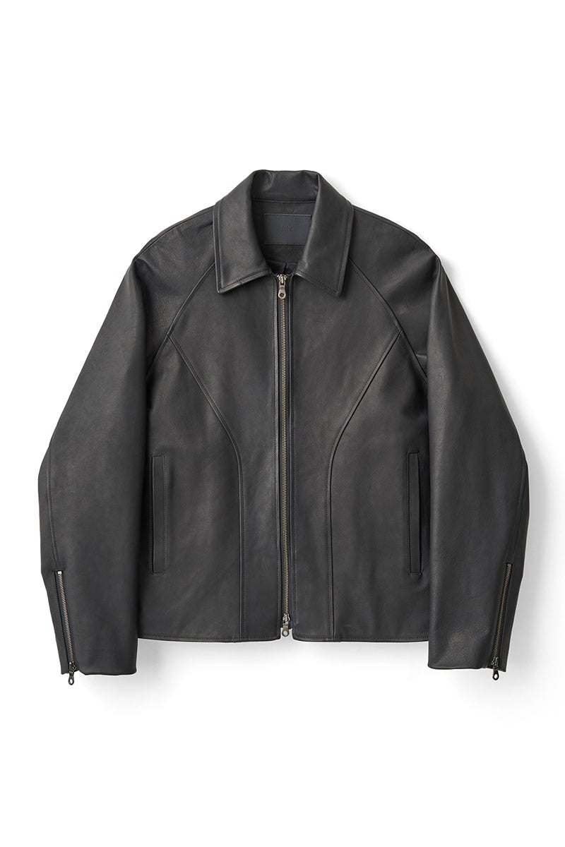 JUHA(ユハ) SOFT FORM RIDERS JACKET ソフトフォームライダースジャケット 10240201