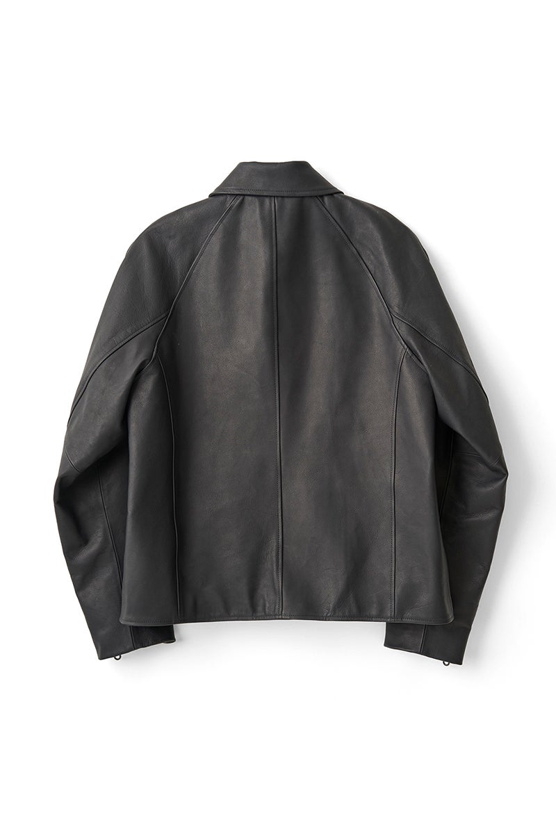 JUHA(ユハ) SOFT FORM RIDERS JACKET ソフトフォームライダースジャケット 10240201
