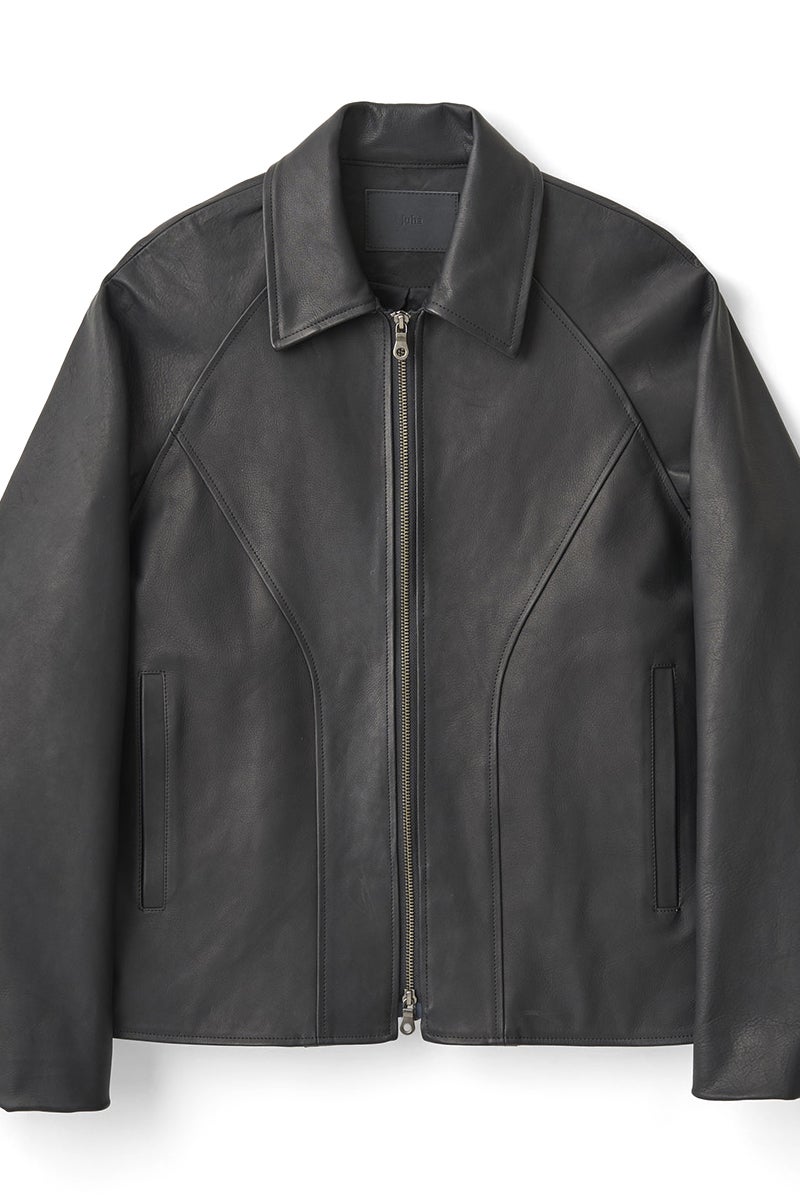 JUHA(ユハ) SOFT FORM RIDERS JACKET ソフトフォームライダースジャケット 10240201