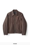 JUHA(ユハ) SOFT FORM RIDERS JACKET ソフトフォームライダースジャケット 10240201