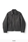 JUHA(ユハ) SOFT FORM RIDERS JACKET ソフトフォームライダースジャケット 10240201