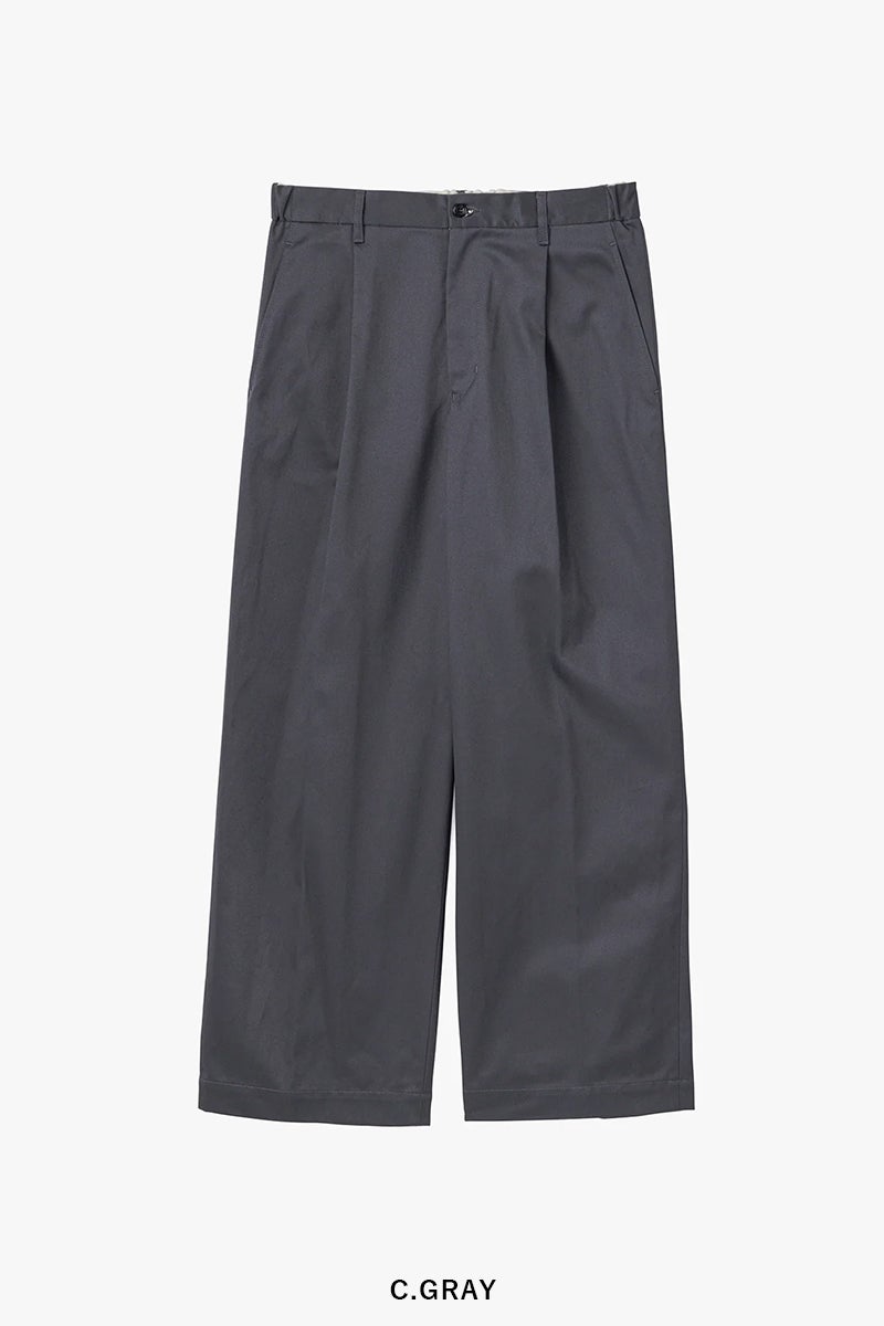 Graphpaper(グラフペーパー) Westpoint Chino Wide Straight Trousers ウェストポイントチノワイドストレートトラウザース GM263-40165B