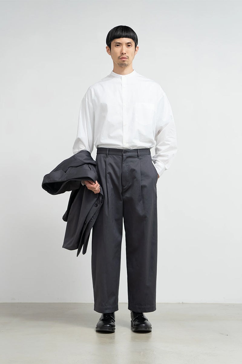 Graphpaper(グラフペーパー) Westpoint Chino Wide Tapered Trousers ウェストポイントチノワイドテーパードトラウザース GM263-40166B