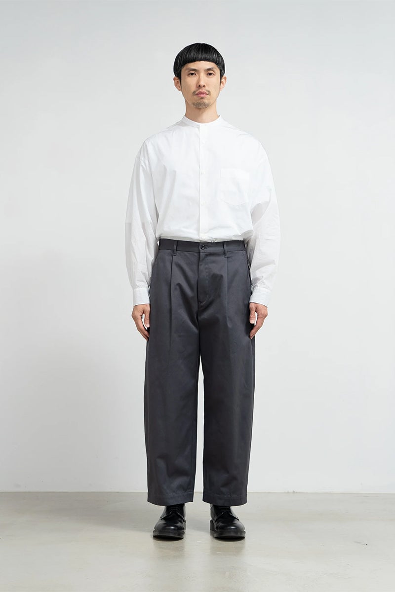 Graphpaper(グラフペーパー) Westpoint Chino Wide Tapered Trousers ウェストポイントチノワイドテーパードトラウザース GM263-40166B
