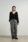Graphpaper(グラフペーパー) Mercerized Fine Wool Short Cardigan マーセライズドファインウールショートカーディガン GL263-80552