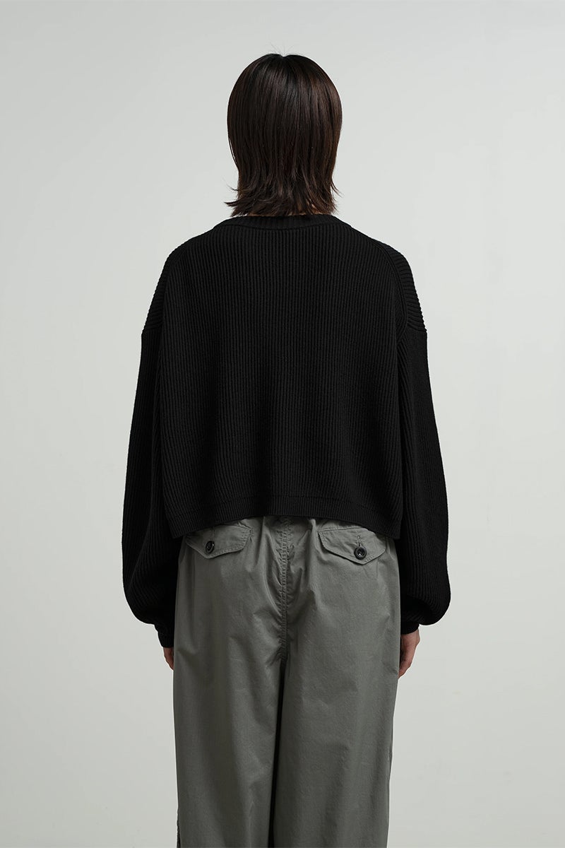 Graphpaper(グラフペーパー) Mercerized Fine Wool Short Cardigan マーセライズドファインウールショートカーディガン GL263-80552