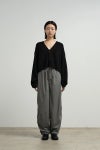 Graphpaper(グラフペーパー) Mercerized Fine Wool Short Cardigan マーセライズドファインウールショートカーディガン GL263-80552