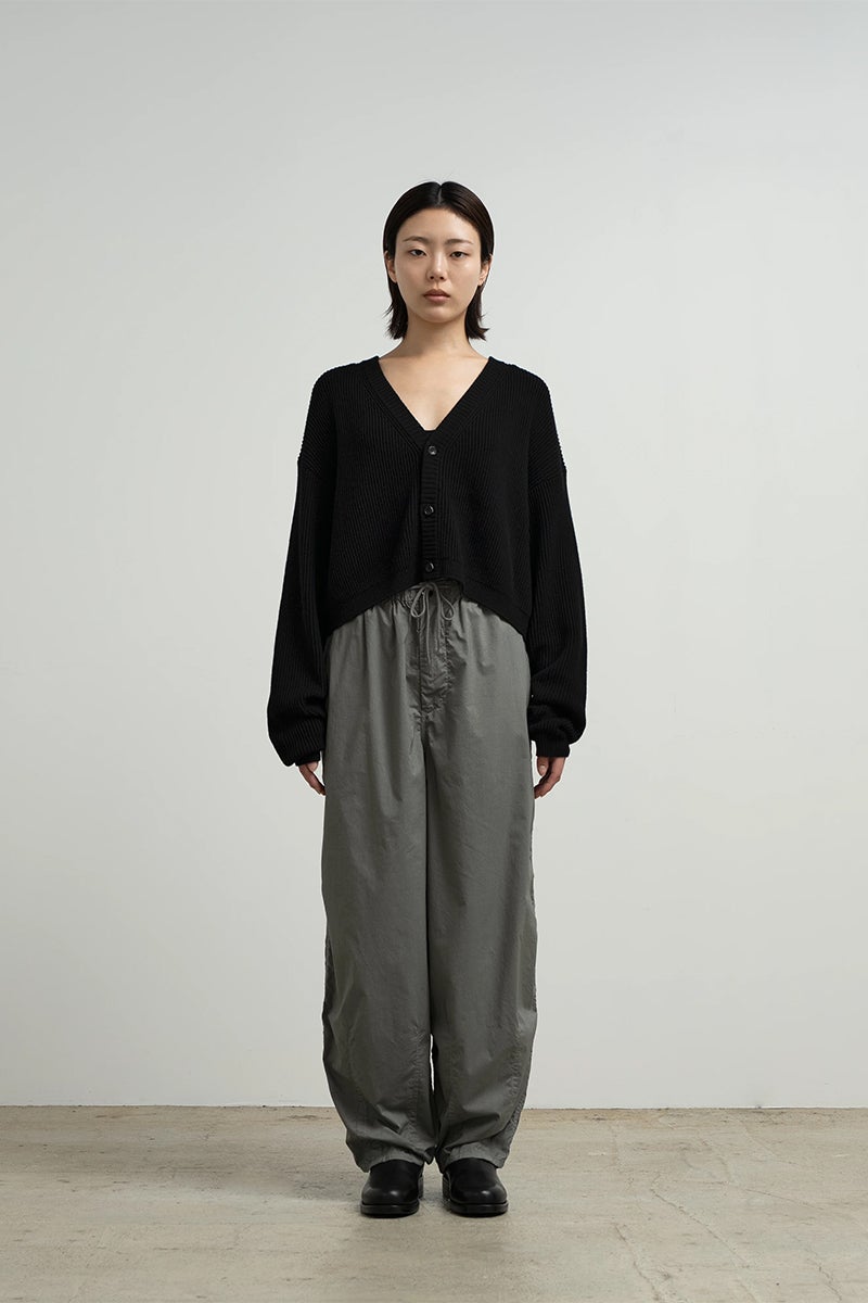 Graphpaper(グラフペーパー) Mercerized Fine Wool Short Cardigan マーセライズドファインウールショートカーディガン GL263-80552