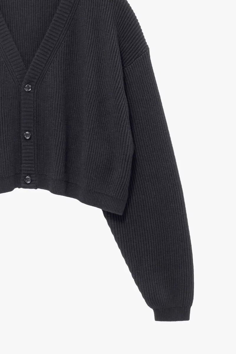 Graphpaper(グラフペーパー) Mercerized Fine Wool Short Cardigan マーセライズドファインウールショートカーディガン GL263-80552