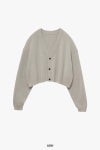 Graphpaper(グラフペーパー) Mercerized Fine Wool Short Cardigan マーセライズドファインウールショートカーディガン GL263-80552