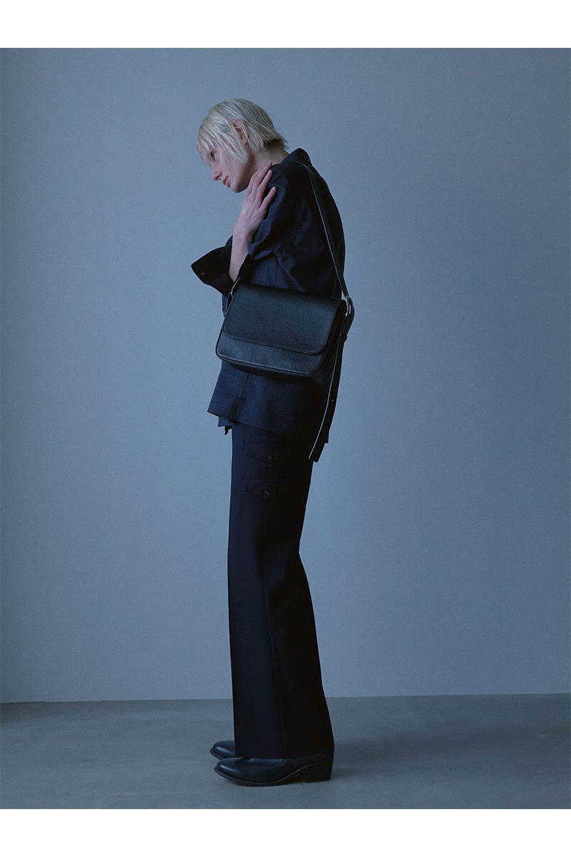 Rich I(リッチアイ) Leather Shoulder Bag [Dumbo] レザーショルダーバッグ Rich I-10-B-01
