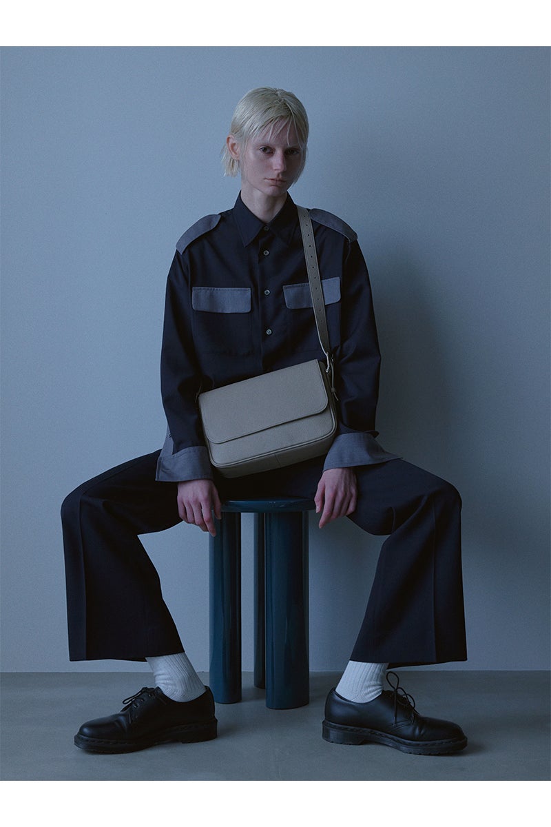 Rich I(リッチアイ) Leather Shoulder Bag [Dumbo] レザーショルダーバッグ Rich I-10-B-01