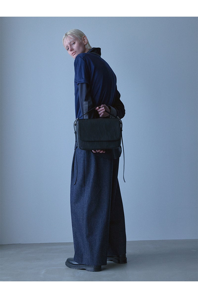 Rich I(リッチアイ) Leather Shoulder Bag [Dumbo] レザーショルダーバッグ Rich I-10-B-01