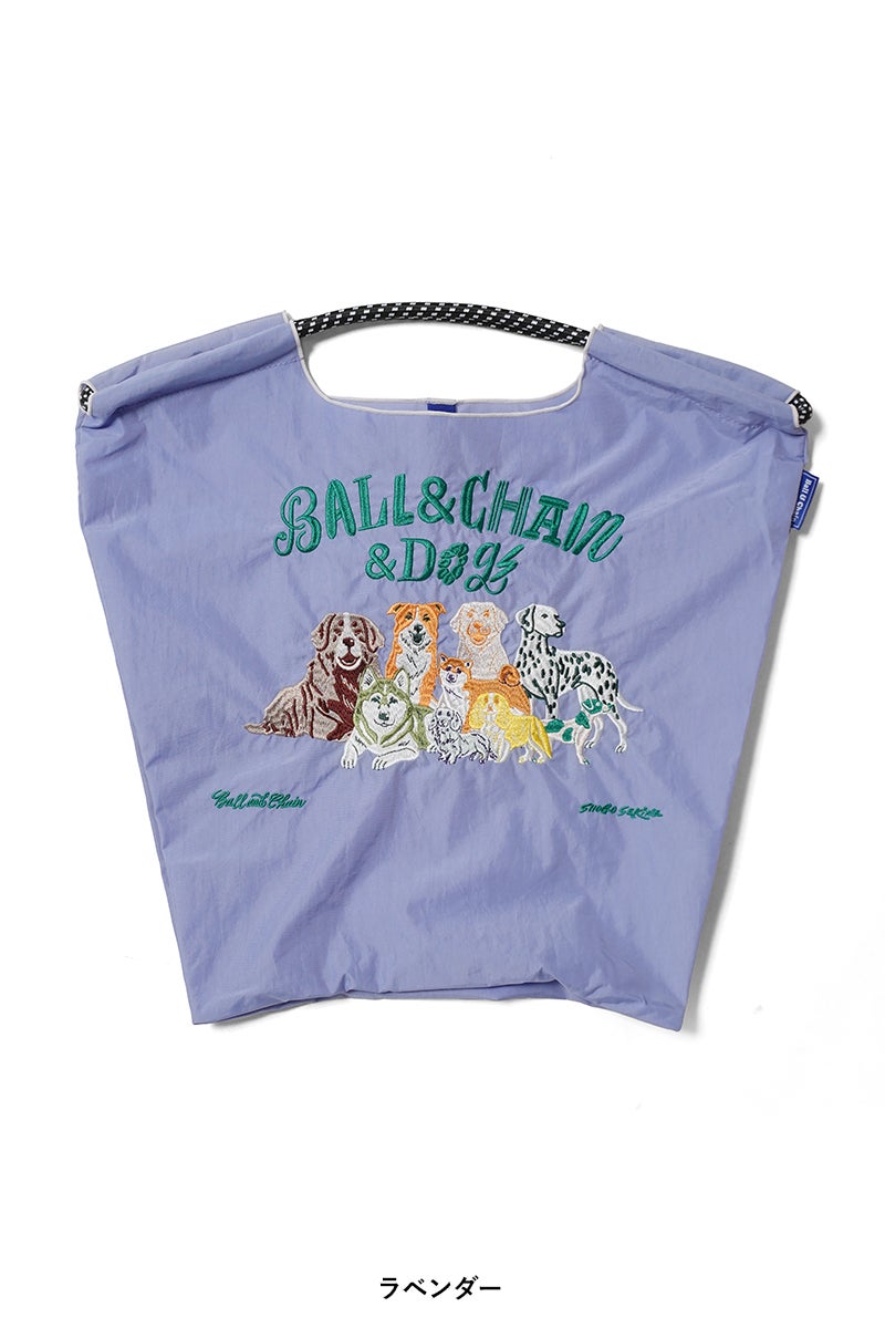 Ball & Chain(ボールアンドチェーン) S.BALL&CHAIN&DOGS(M) ショウゴセキネ ボールアンドチェーン＆ドッグス(M) ショッピングバック トートバッグ 323005