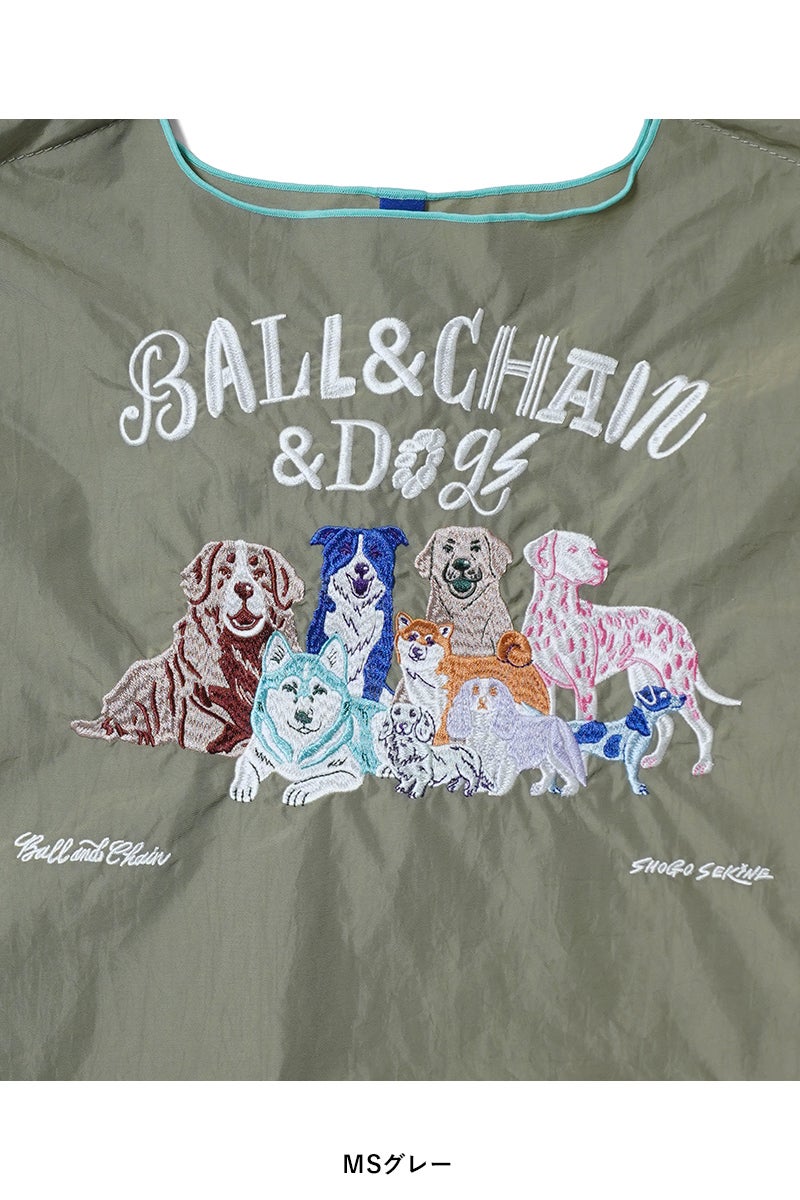Ball & Chain(ボールアンドチェーン) S.BALL&CHAIN&DOGS(M) ショウゴセキネ ボールアンドチェーン＆ドッグス(M) ショッピングバック トートバッグ 323005