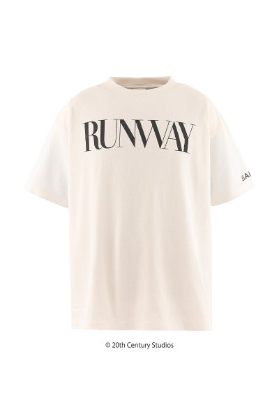 SAINT Mxxxxxx(セントマイケル) SM-MK1-0000-K01 / TDWP_SS TEE / RUNWAY / WHITE プラダを着た悪魔 Tシャツ