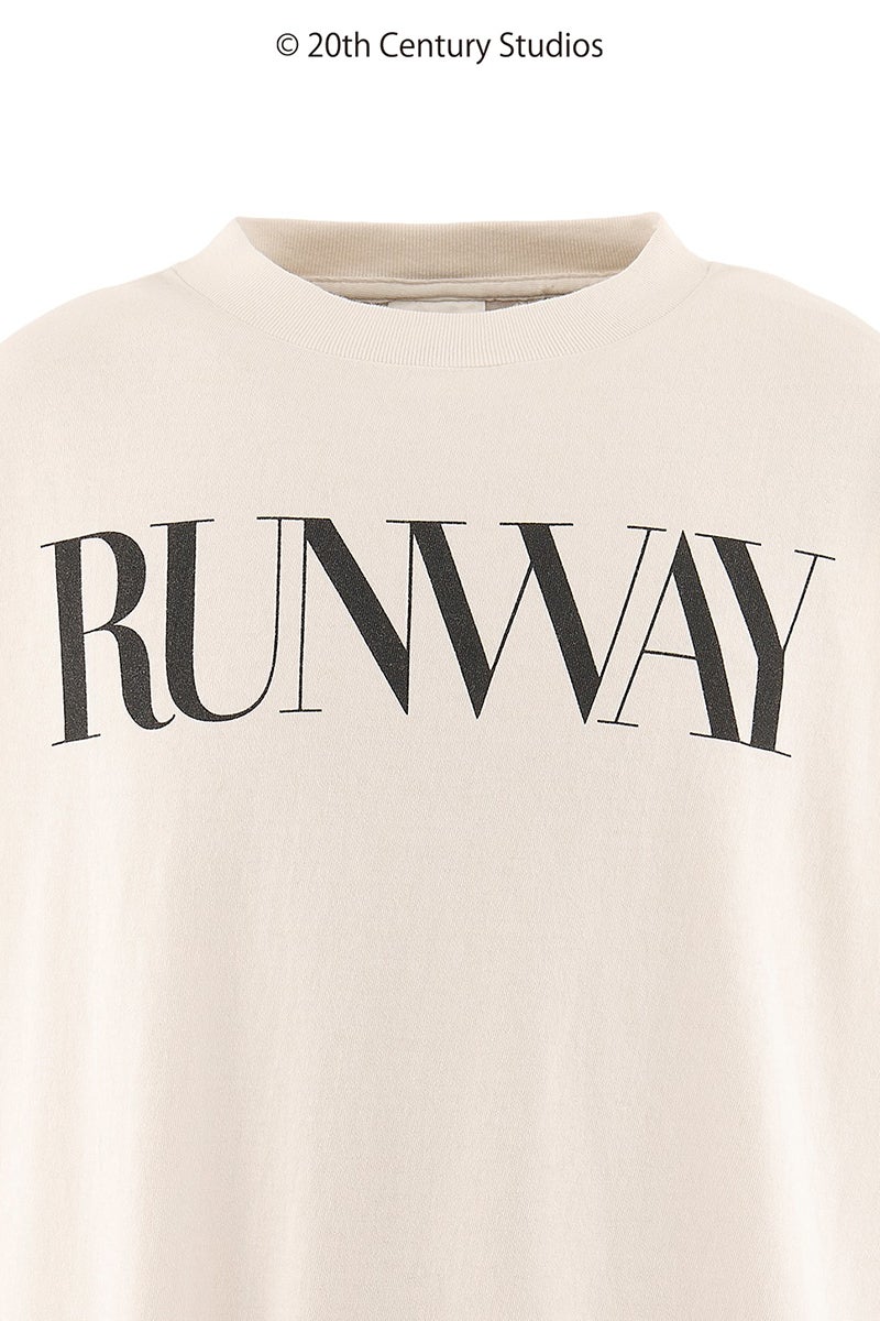 SAINT Mxxxxxx(セントマイケル) SM-MK1-0000-K01 / TDWP_SS TEE / RUNWAY / WHITE プラダを着た悪魔 Tシャツ