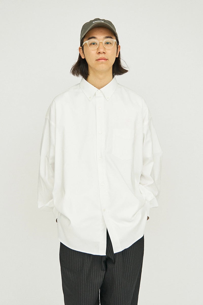 FreshService(フレッシュサービス) DRY OXFORD CORPORATE L/S BD SHIRT ドライオックスフォードコーポレート長袖ボタンダウンシャツ FSC263-50103B