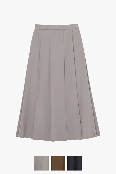 Graphpaper(グラフペーパー) Wool Ripstop Box Pleats Skirt ウールリップストップボックスプリーツスカート GL263-40485