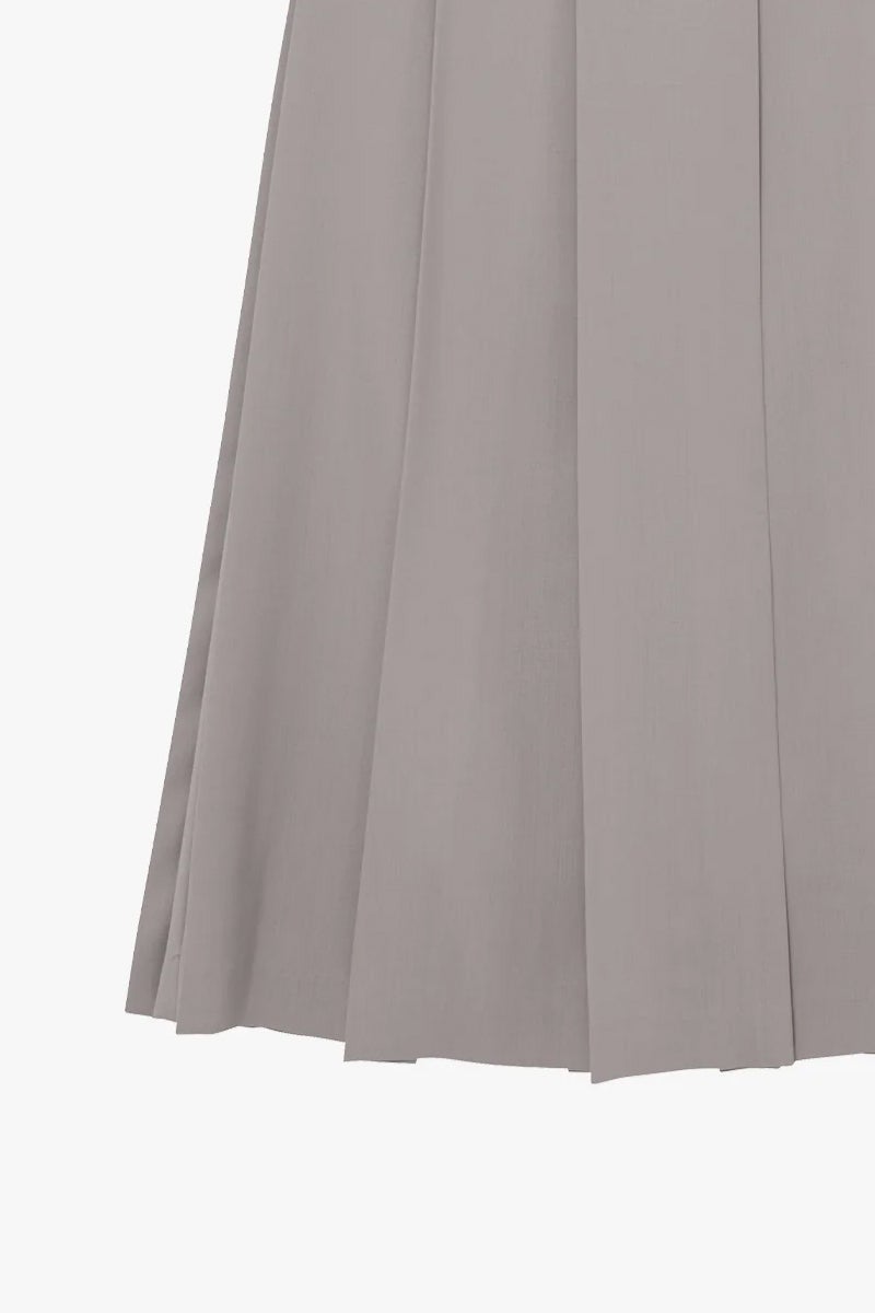 Graphpaper(グラフペーパー) Wool Ripstop Box Pleats Skirt ウールリップストップボックスプリーツスカート GL263-40485