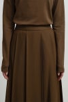 Graphpaper(グラフペーパー) Wool Ripstop Box Pleats Skirt ウールリップストップボックスプリーツスカート GL263-40485