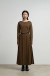 Graphpaper(グラフペーパー) Wool Ripstop Box Pleats Skirt ウールリップストップボックスプリーツスカート GL263-40485