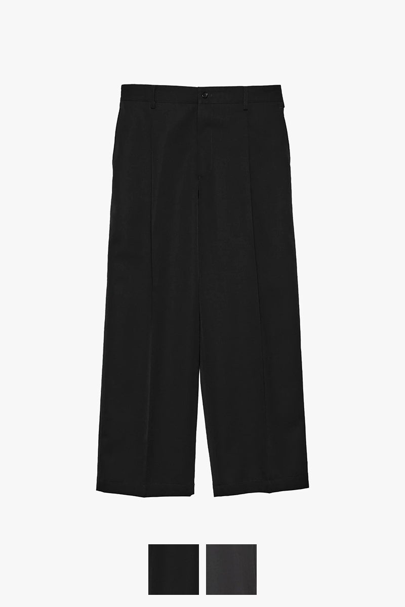 Graphpaper(グラフペーパー) Scale Off Wool Wide Slacks スケールオフウールワイドスラックス GM263-40184B