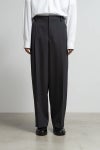 Graphpaper(グラフペーパー) Scale Off Wool Wide Slacks スケールオフウールワイドスラックス GM263-40184B