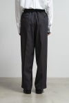 Graphpaper(グラフペーパー) Scale Off Wool Wide Slacks スケールオフウールワイドスラックス GM263-40184B