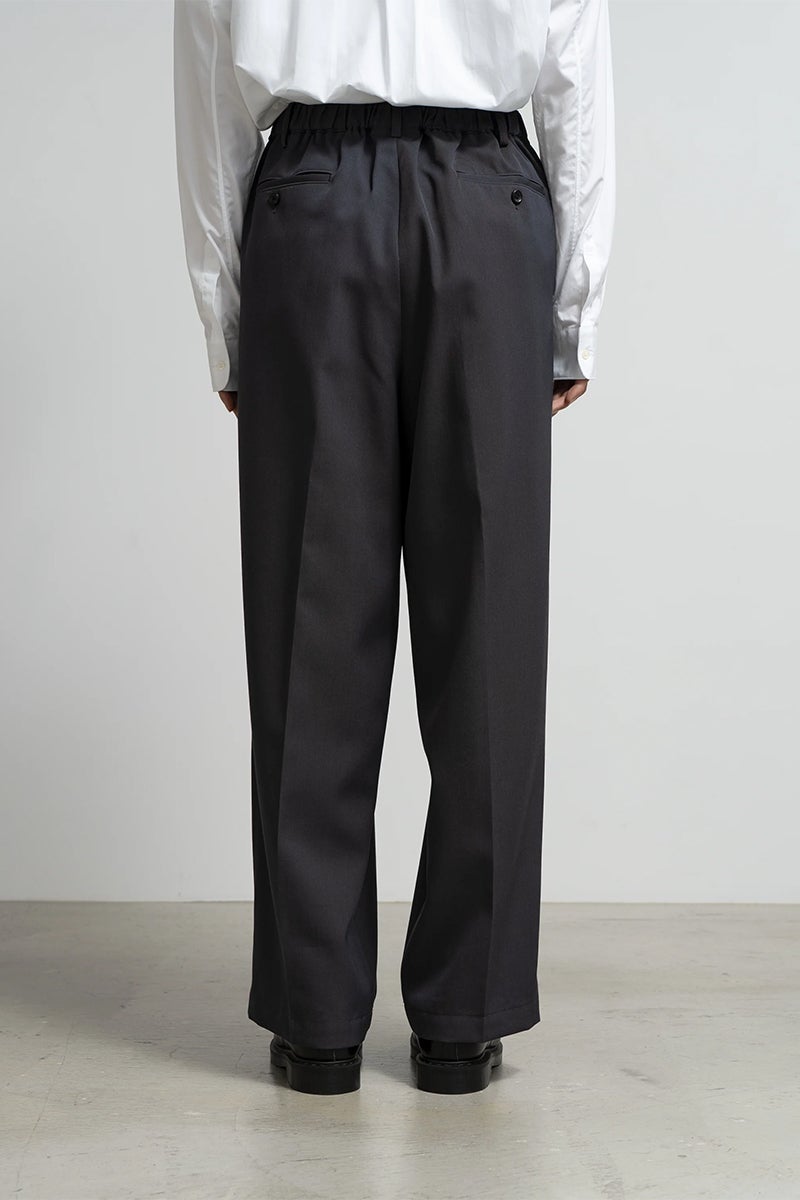 Graphpaper(グラフペーパー) Scale Off Wool Wide Slacks スケールオフウールワイドスラックス GM263-40184B