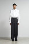 Graphpaper(グラフペーパー) Scale Off Wool Wide Slacks スケールオフウールワイドスラックス GM263-40184B